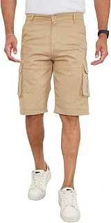 DeepSea Erkek Likralı Gabardin Modern Fit Kargo Ka