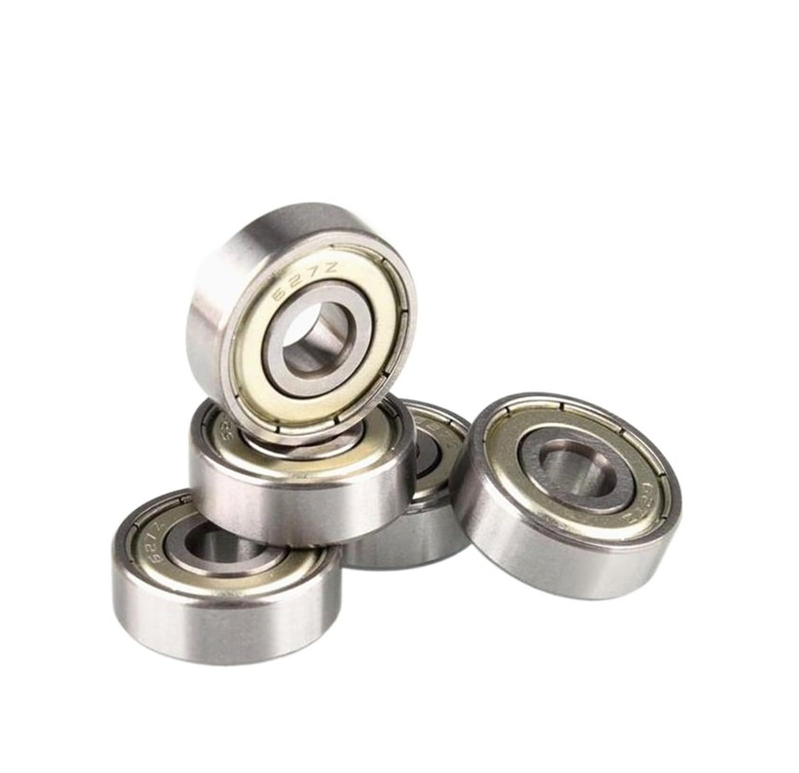 HYUJNAFZR Bimetal Seal Shield Micro deep Groove Bearing 5/10PCS 627ZZ 7x22x7mm ABEC-1 Miniature Ball Bearings(627ZZ 10PCS)