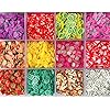 16800Pcs Fruit Slices Fruit Nail Art Slices Polymer Clay Slice Nail 3D Polymer Slice Colorful DIY Nail Art Supplies for DIY Crafts （24 Styles） #2