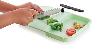 Anjali Fantastique Commander Green Polypropylene Vegetable Cutter with Board, Long-Lasting Nylon Handle & Tempered Magneti Price In India