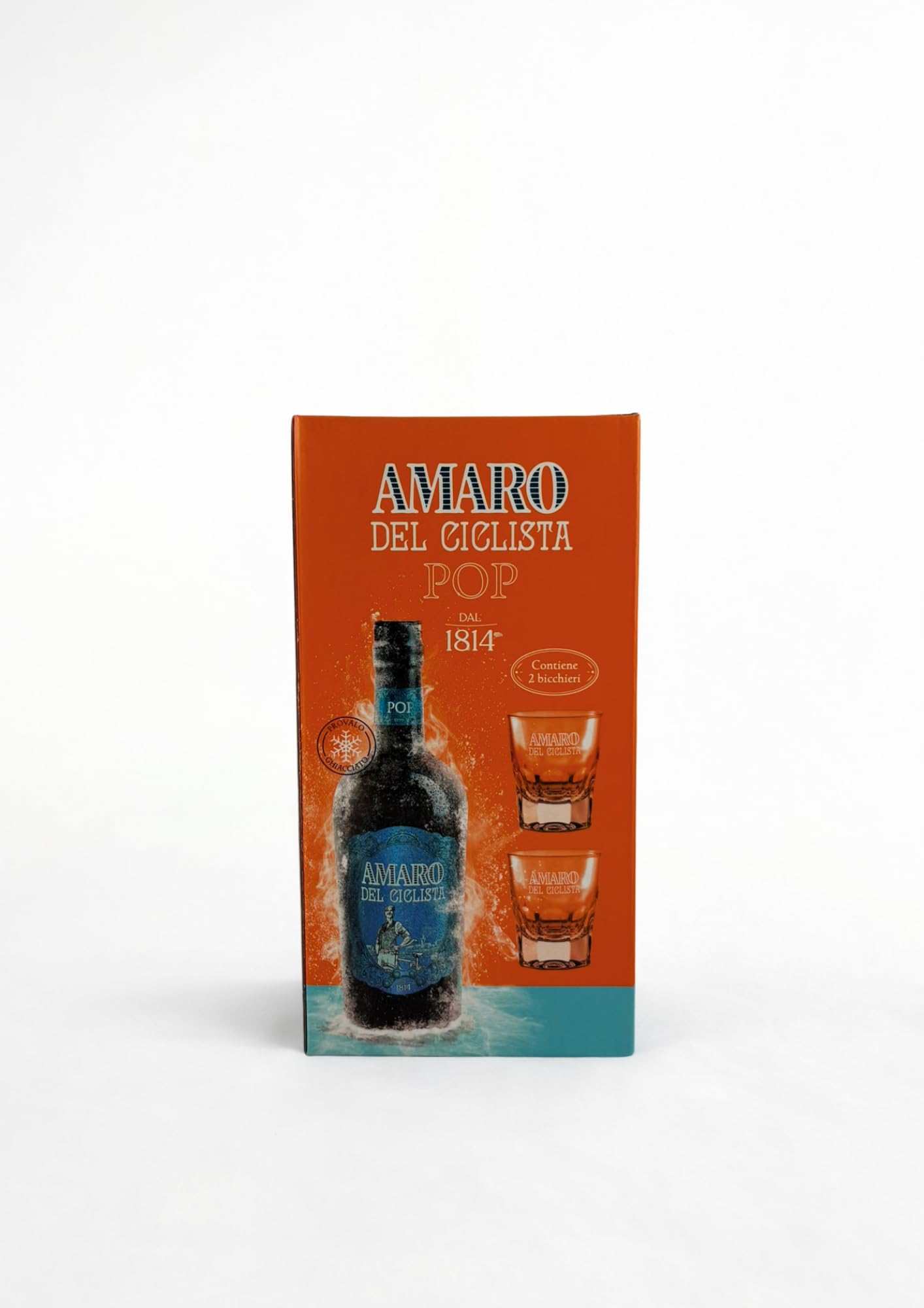 Amaro del Ciclista POP 70 cl, 30% Vol. (GiftBoxBicchieri)