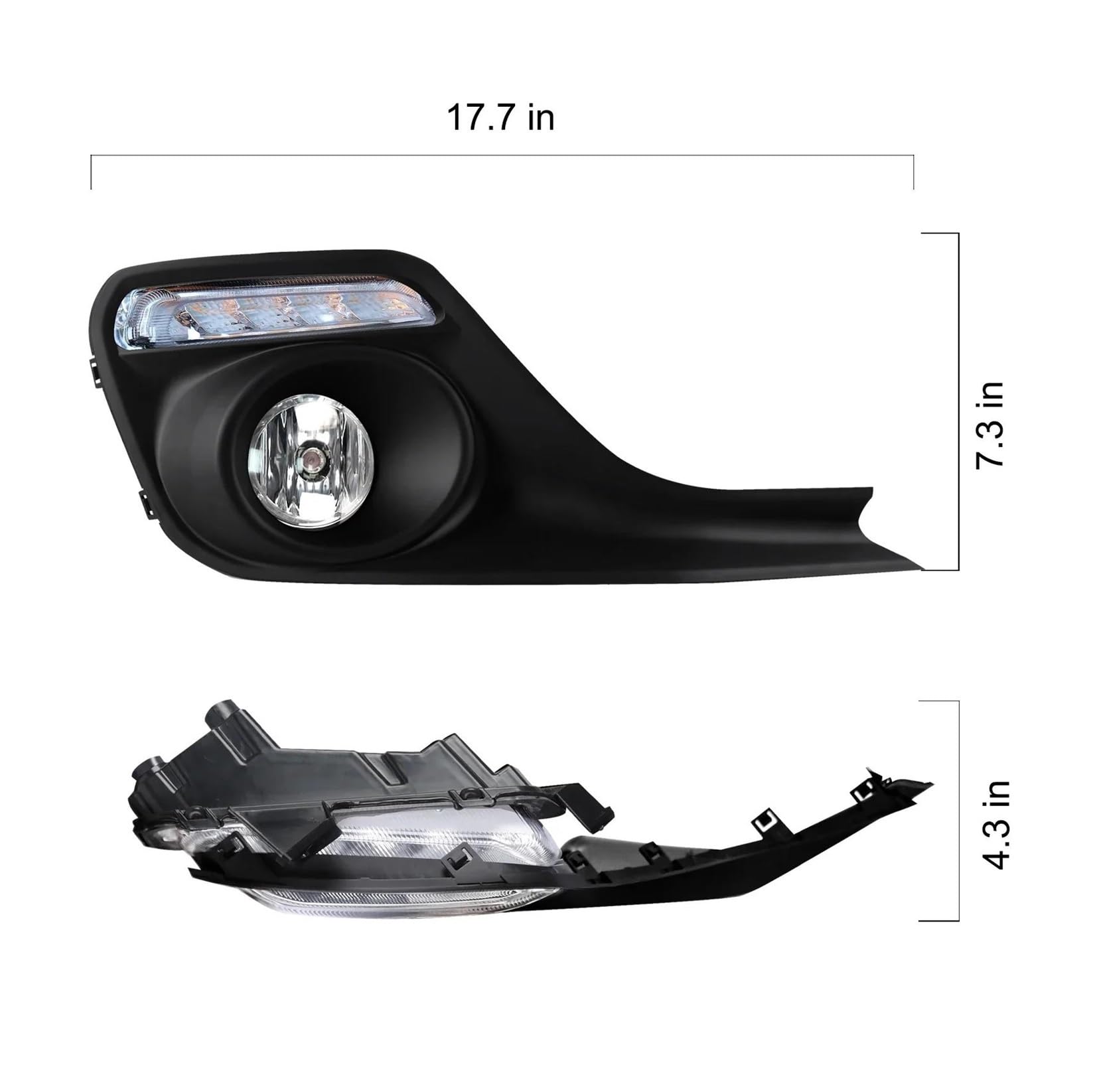 IITA direzione dinamici Lampada Fendinebbia Anteriore A LED Bianca Luce Diurna Per Suzuki Indicatore Direzione DRL Con Interruttore A Filo Accessori 12V