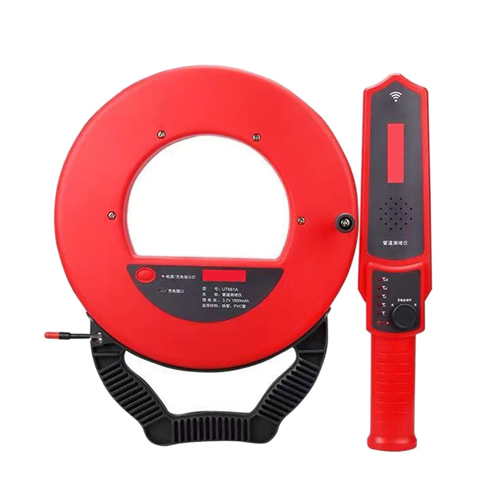 Zepfjhe B Lockage Detection Removal Device Pipeline Lockage Detection Device Pipeline Detector Electrician Threading Pipe Detector