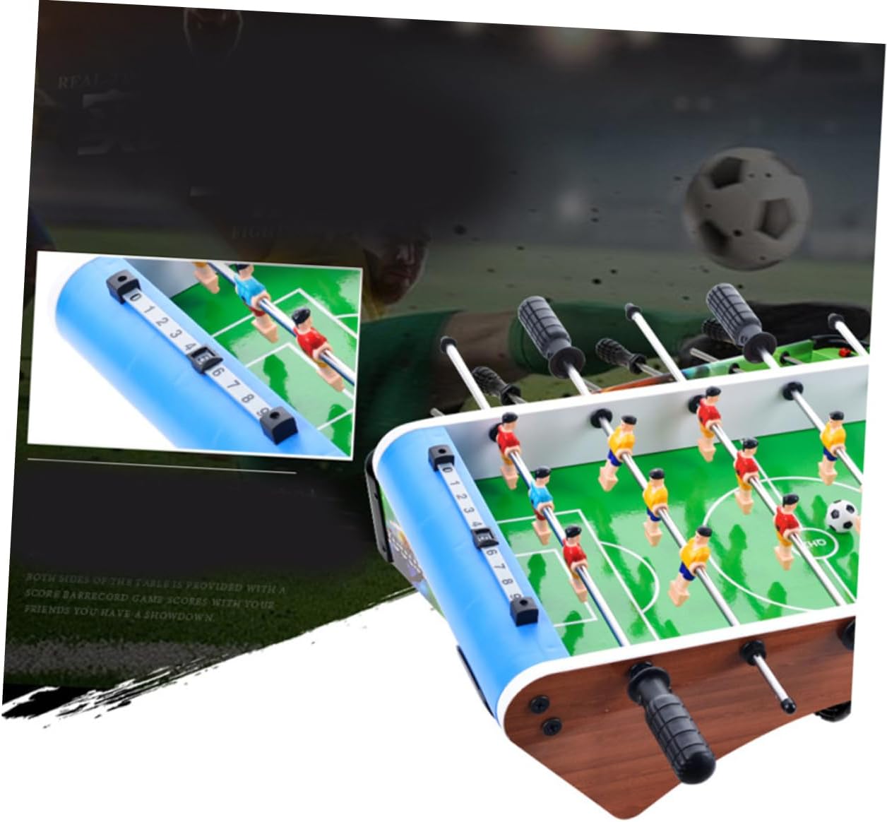 Generic Desktop Football Six Shots Soccer Game Sturdy Foosball Table