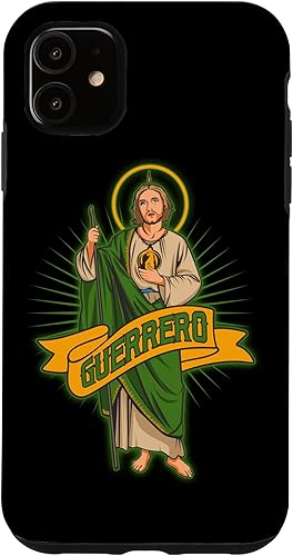 Funda para iPhone 11 San Judas Tadeo con Guerrero México