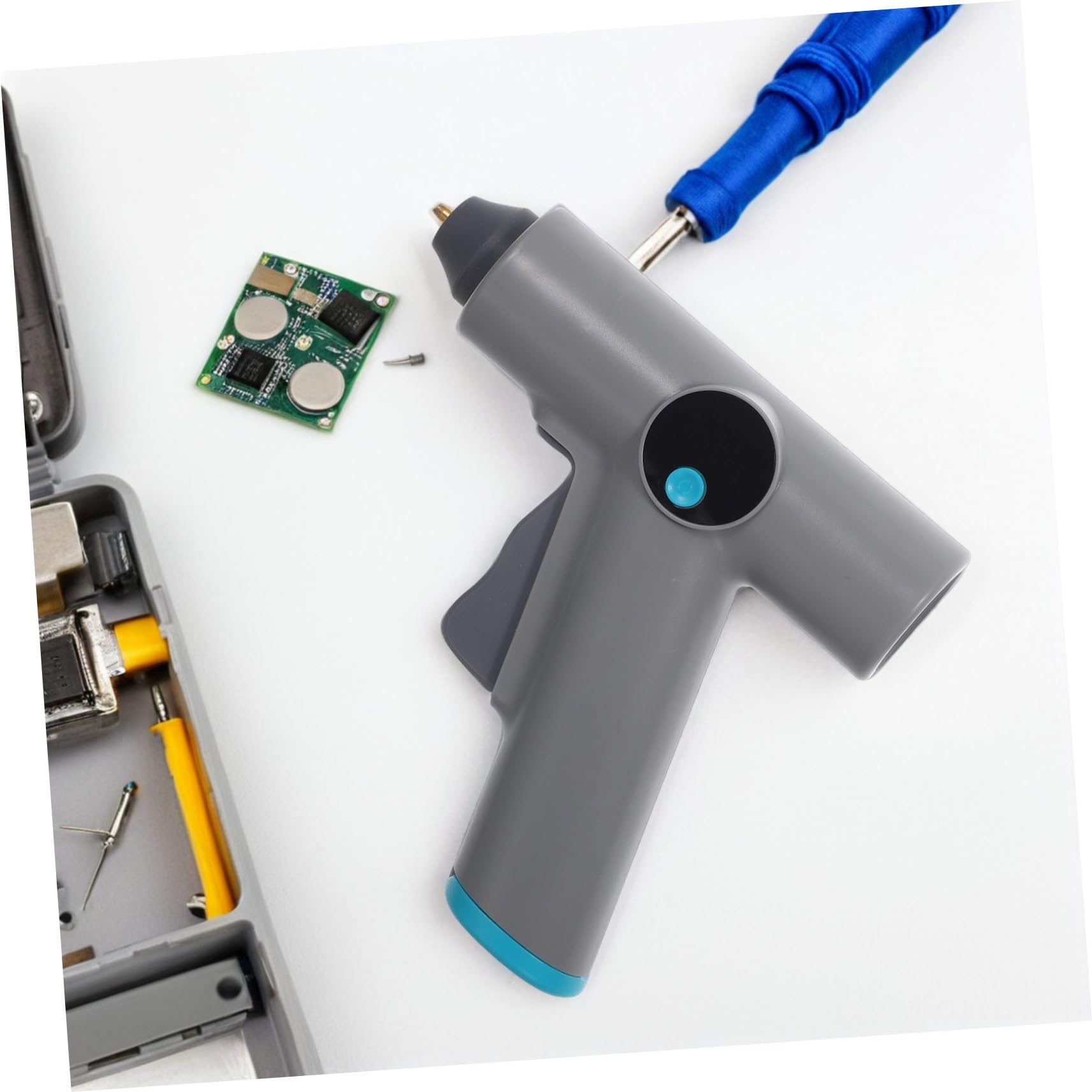 STOBAZA Pistolet à Colle Chaude Électrique Rechargeable avec Affichage de Température Bâtons de Colle Thermofusible pour Bricolage Loisirs Créatifs et Réparations