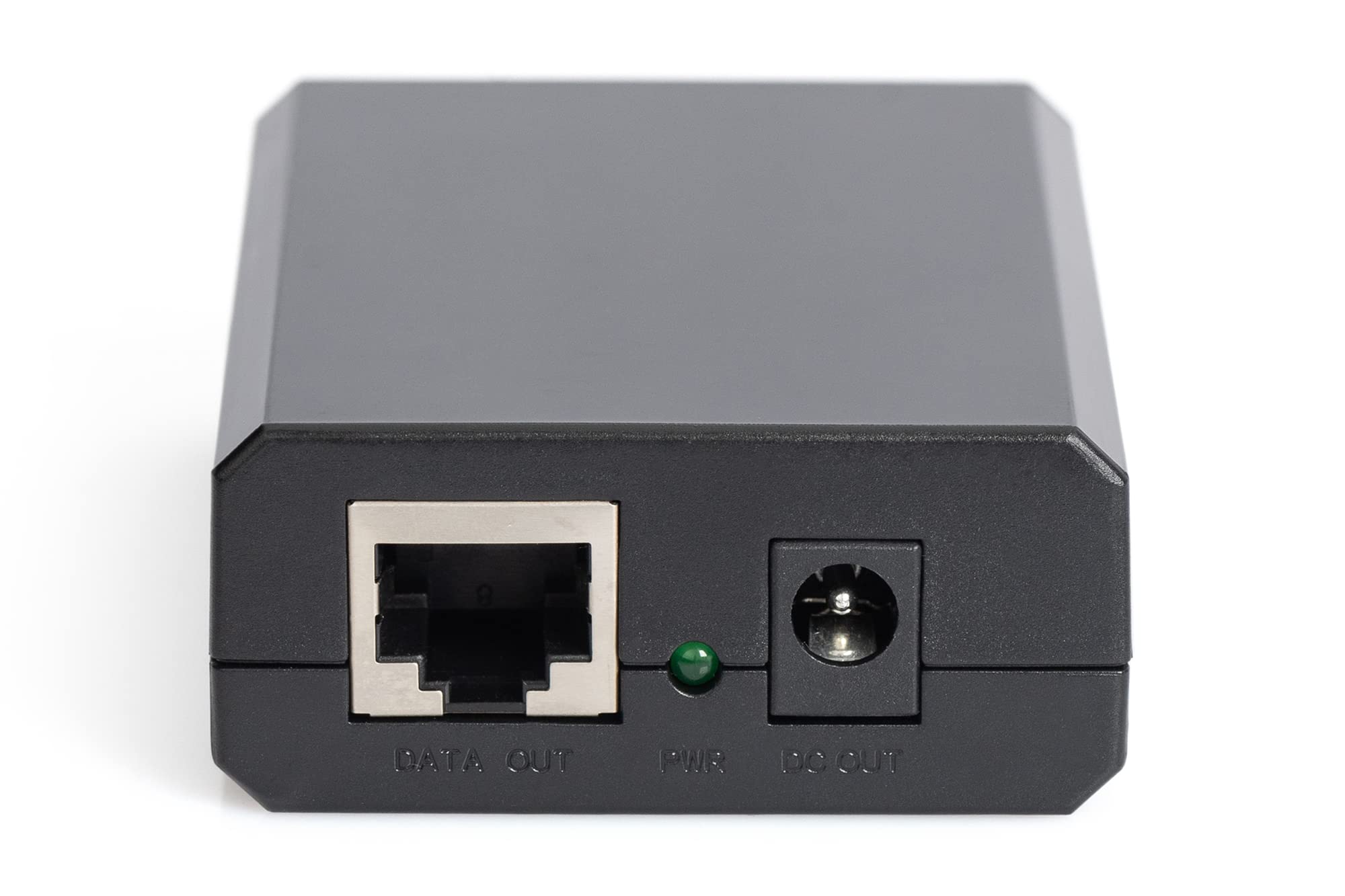 DIGITUS PoE+ Splitter - IEEE802.3at - Gigabit Ethernet - Tension de Sortie 5, 9, 12 Volt - DC 3.5mm Plug & Socket