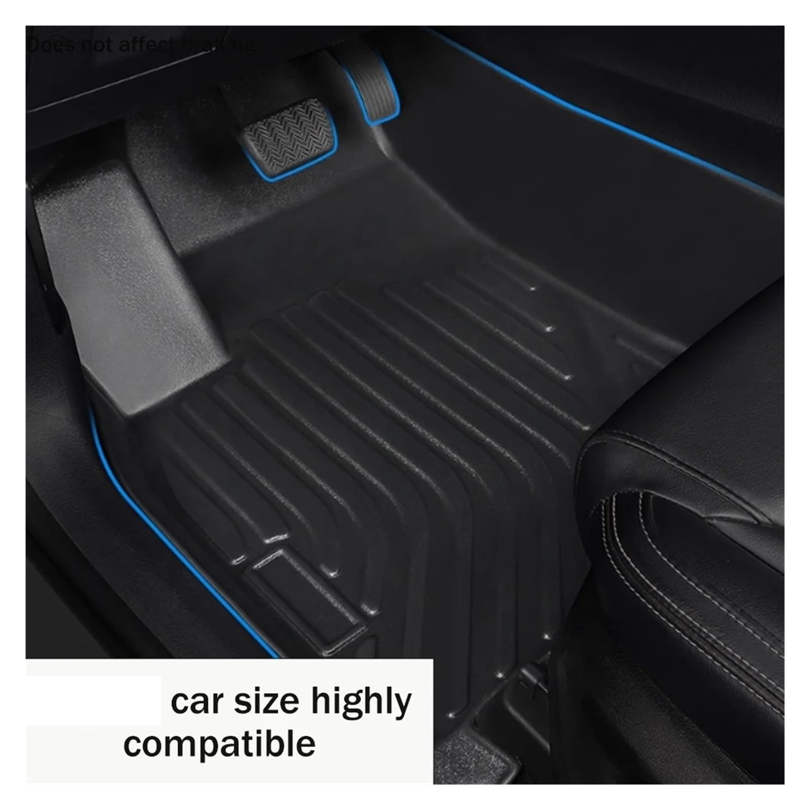 Alfombrillas Coche para Chery Tiggo 9 para Ebro S900 2024-2026 Fuel AWD FWD 7 Asientos LHD Alfombrillas TPE Coche Alfombras Impermeables Protección Antiarañazos(LHD Single Layer,Fuel AWD 7 Seats)