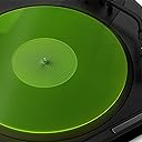 Turntable Mat Record Platter Slipmat: Greenlit Acrylic Record Player Platter Vinyl Slip Mats for Turntables Antistatic Tighter & Defined Bass, Green