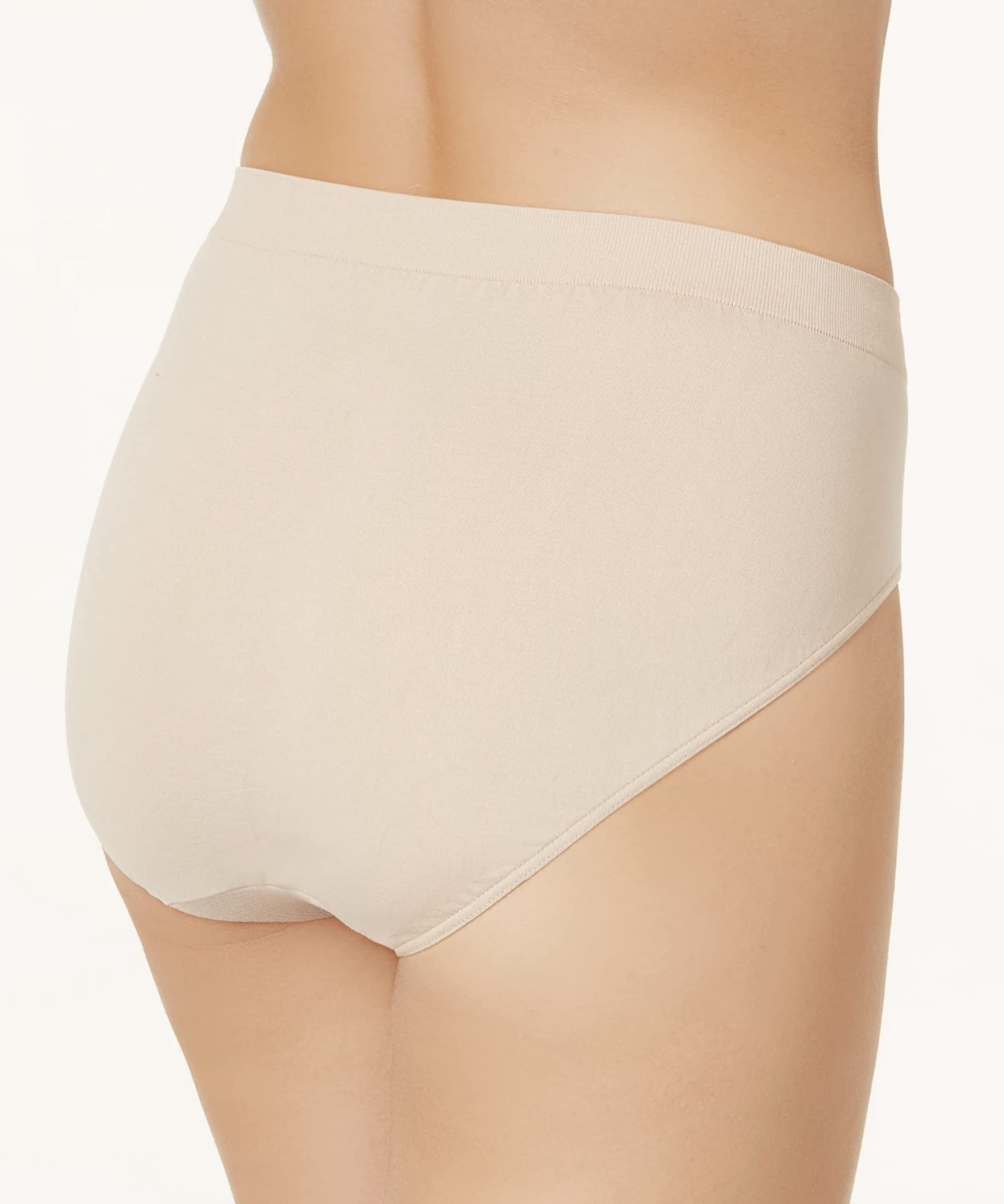 Lot de 6 culottes élastiques Briefs en microfibre et coton Midi pour femme en microfibre, Mixé., M