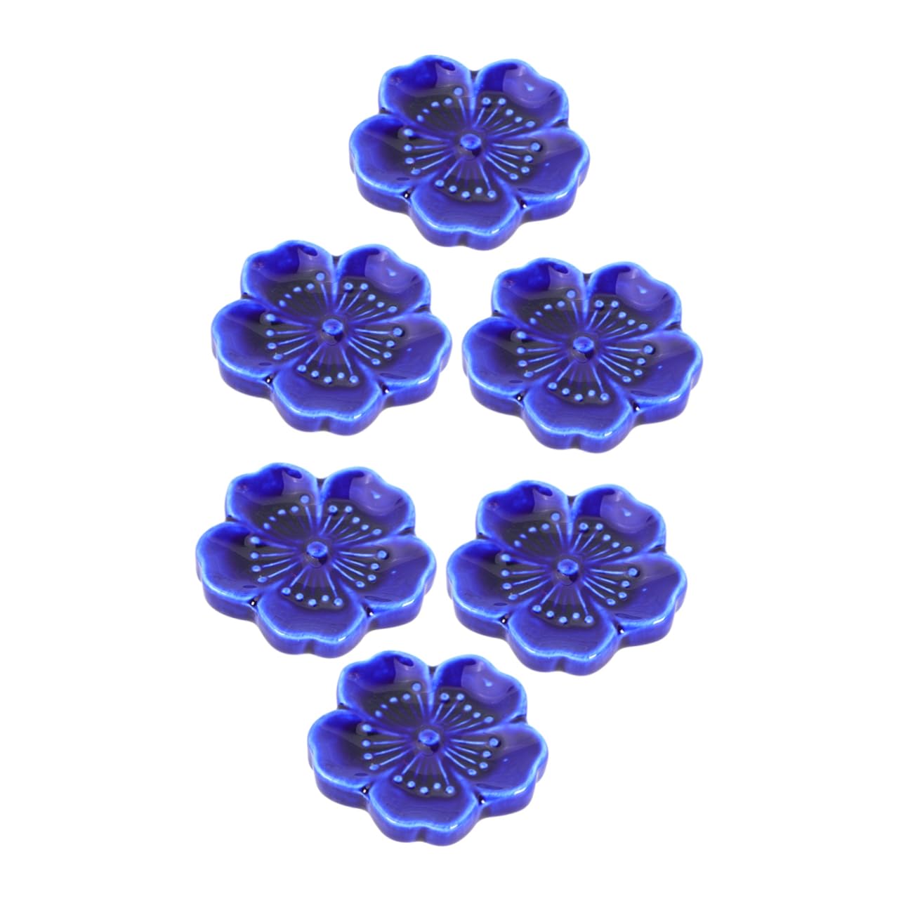 MRKU Soporte para Palillos, Soportes para Palillos de Restaurante, 6 Piezas, Estante para Mesa de Comedor, decoración de Mesa con Flores, Soporte Chino para Utensilios, Tenedor y Cuchara.