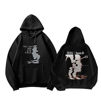 Amazon.com: Suga Agust D Tour Merch Hoodie, K-pop Support