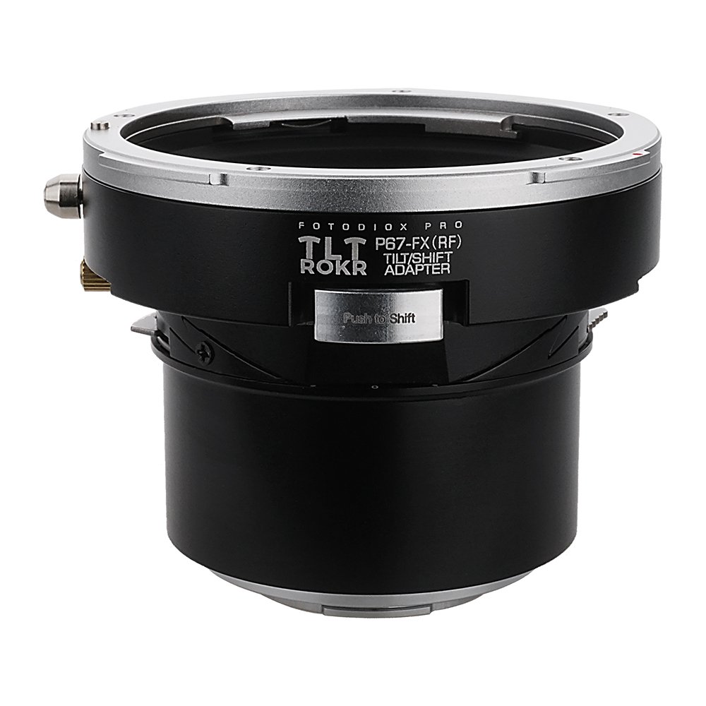 Fotodiox Pro TLT ROKR - Tilt/Shift Lens Mount Adapter for Pentax 6x7 (P67, PK67) Mount SLR Lenses to