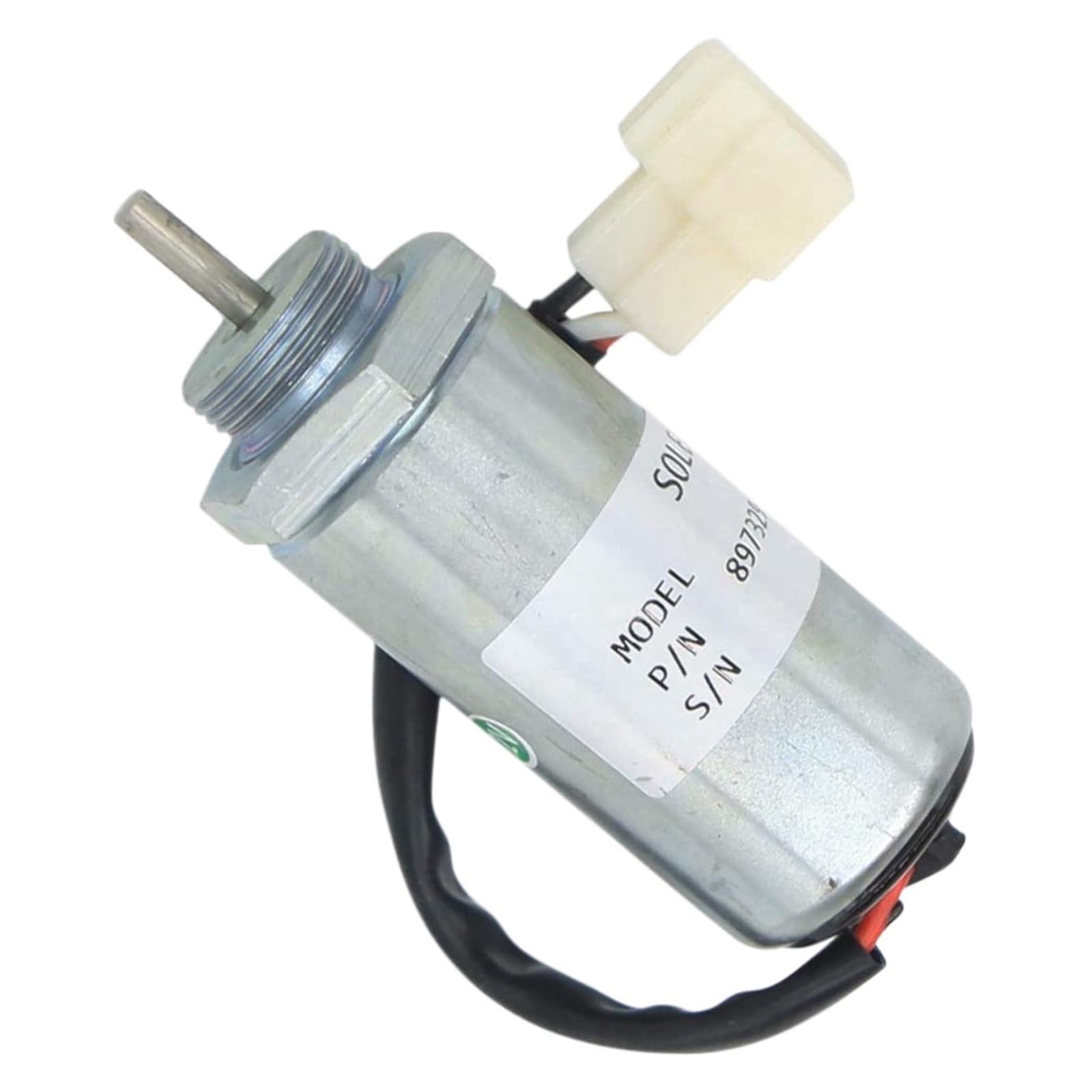 Excavator Engine Stop Solenoid Compatible with Isuzu EX400 3LD1 3LD2 4LE1 12V 897329-5680 8973295680