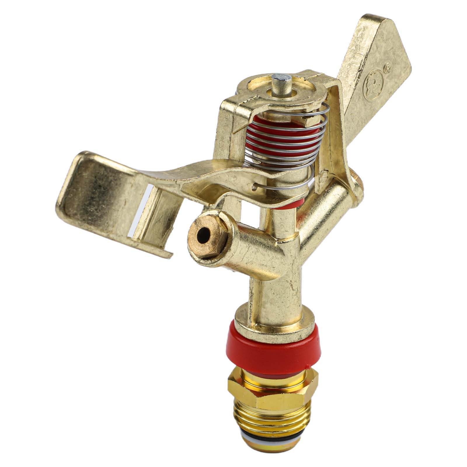 Messing-Sprinkler, 30,5 cm Außengewinde, verstellbare Grad-Rotation, Gartenbewässerungskopf, Rasen, Landwirtschaft, Bewässerung