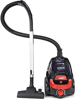 AGARO ICON 1600 Watts Bagless Dry Vacuum Cleaner for Home & Office, up to 24 kPa Variable Suction with Cyclonic Technology, 1.5L Bagless Bin, Multiple Accessories, Compact & Lightweight, Easy to Use