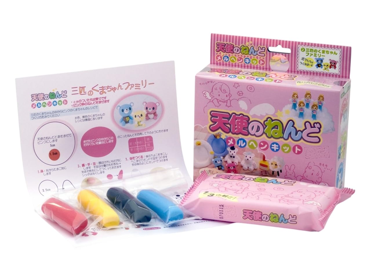 Amazon.co.jp: CEC 紙粘土 天使のねんどメルヘンキット (天使のねんど