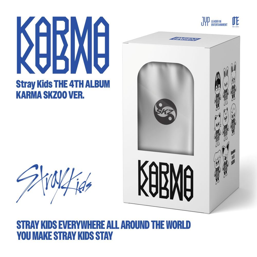 Amazon.com: Stray Kids 4th Full Album [KARMA] SKZOO Random Version