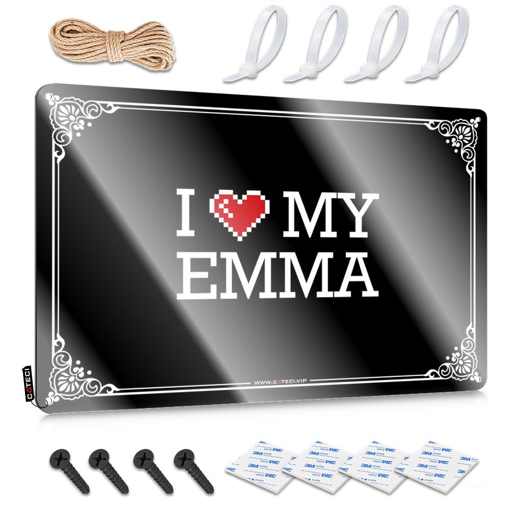 I Love My Emma Soft Area Antique - Bar Room Decor Plaque Wall Art Decoration(30X40CM)