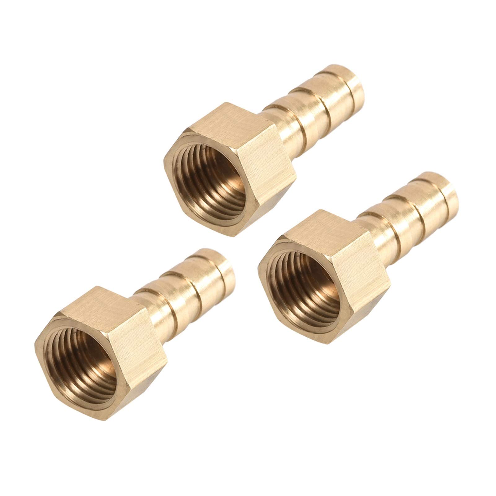Fittingen Connector Koper Pagode Lucht Brandstof Water Buis Messing Weerhaak Pijp Fitting Prikkeldraad Gezamenlijke Koppeling Adapter voor 5/6/8/10/12mm (Kleur: BT-PV, Maat: OD 10 mm