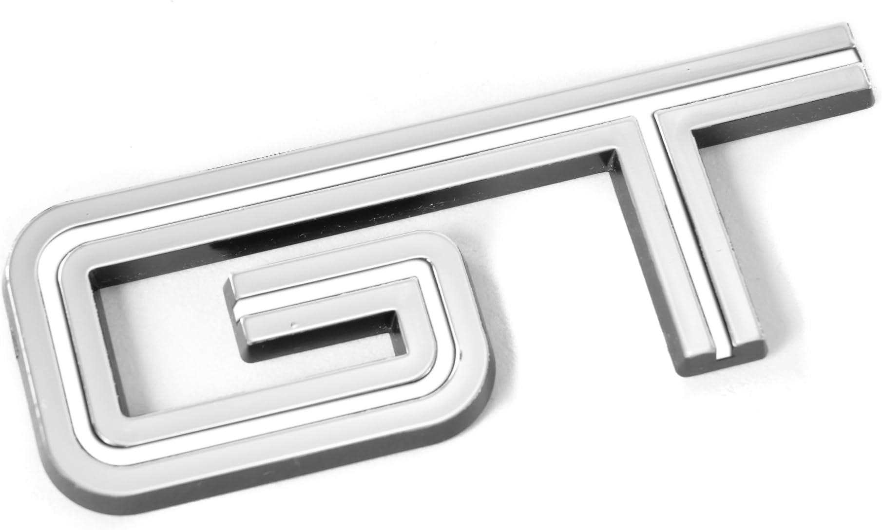 Mustang GT White & Chrome Emblem