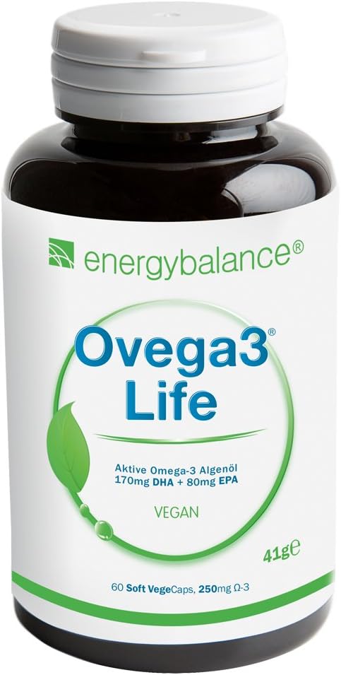 Ovega3 Life EPA+DHA Algae Oil 250mg, 60 VegeCaps