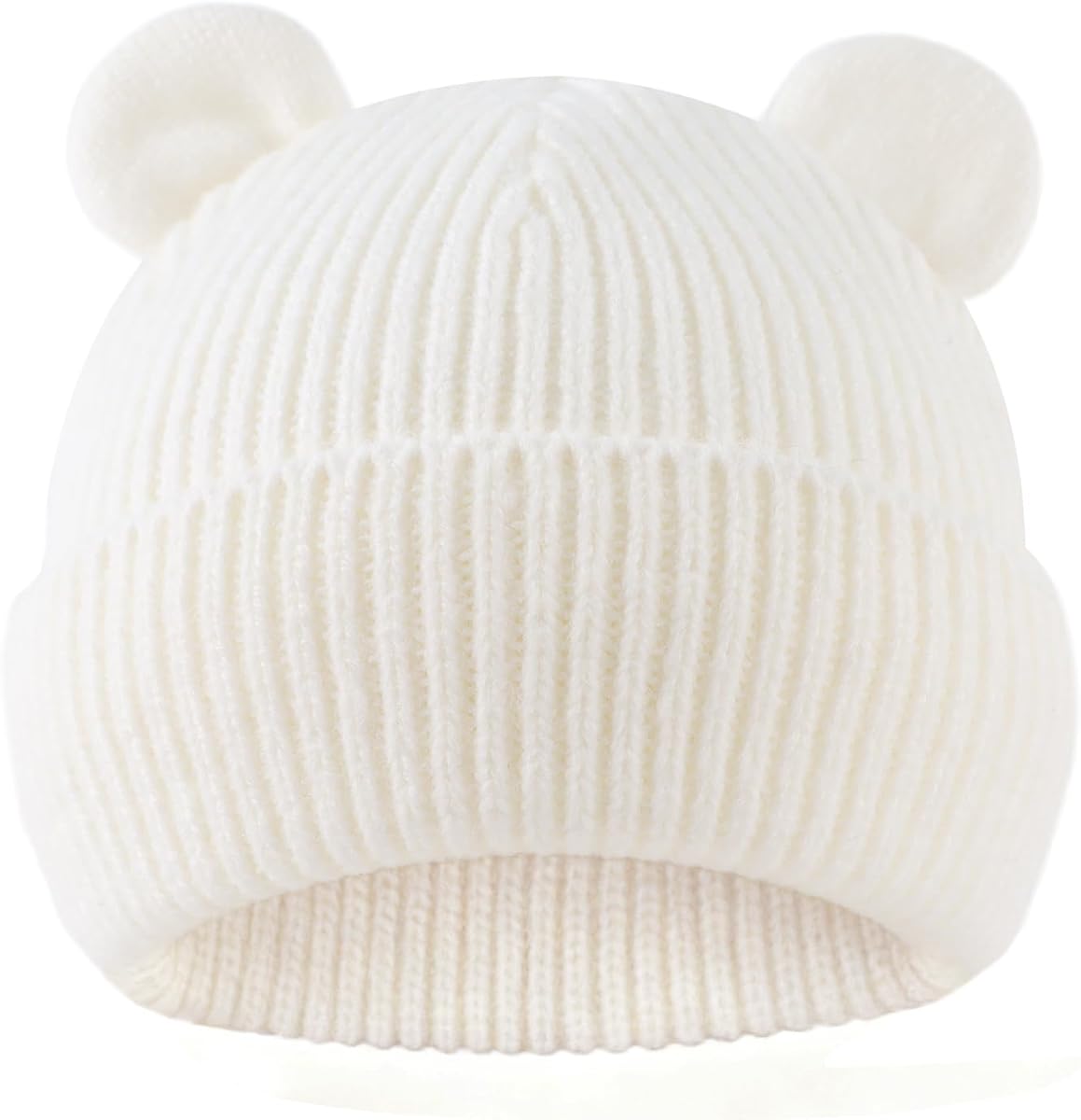 Gorro de punto con forro de algodón para bebé, gorro de invierno para bebé, gorro infantil para niños y niñas