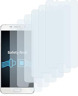 Savvies Protector de Pantalla para Samsung Galaxy A5 2016 [6 Unidades] - Transparente