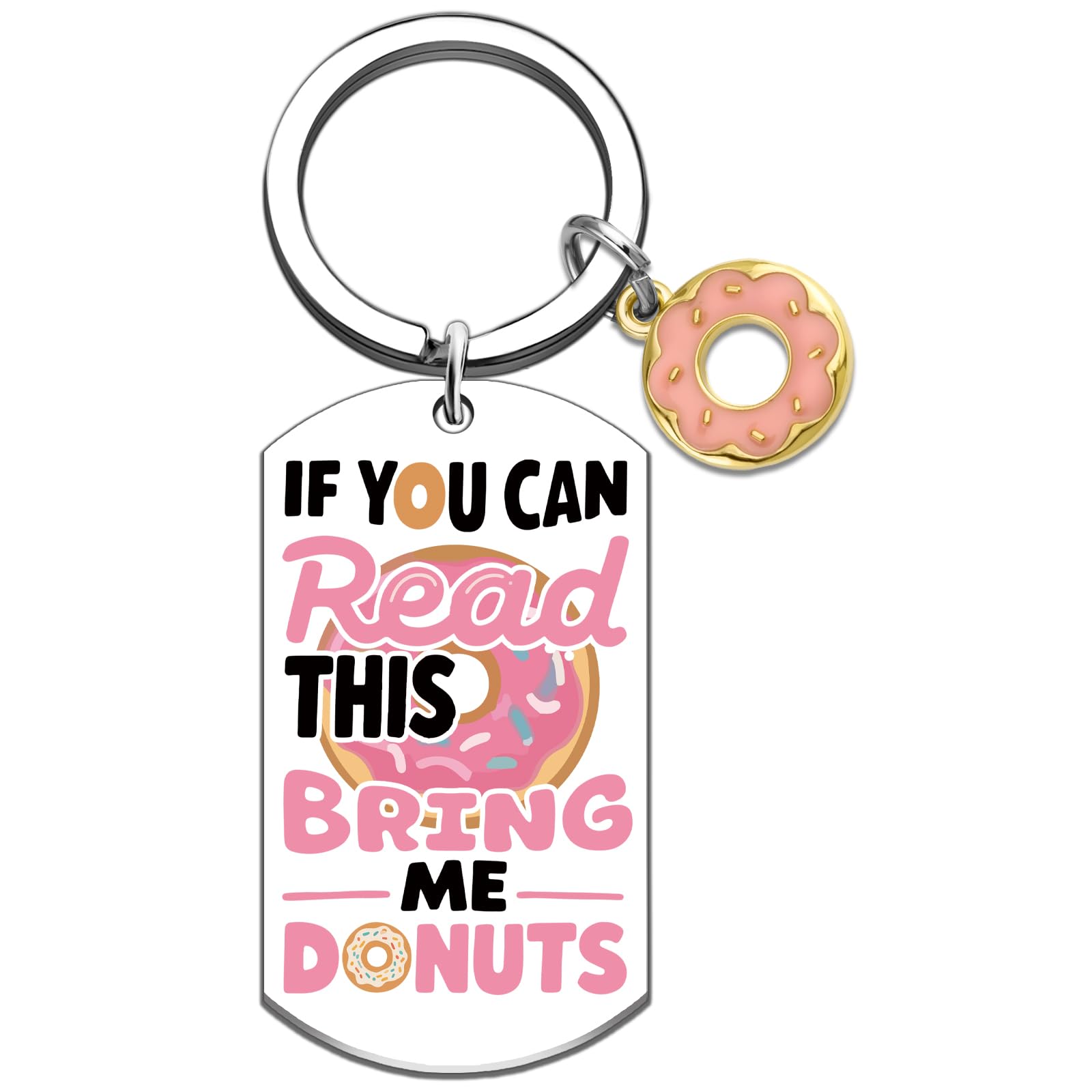 Donut Gifts for Women Sweet Donut Accessories Keychains | Donut Themed Gifts for Women Girl Daughter Sister Friend Birthday Christmas Valentine's Day Donut Lover Gift Keyring