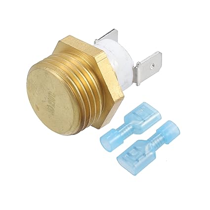 X AUTOHAUX Universal Automotive Radiator Engine Cooling Fan Temperature Thermo Sensor Switch 1/2'' NPT 210 Degree on 195 Degree Off