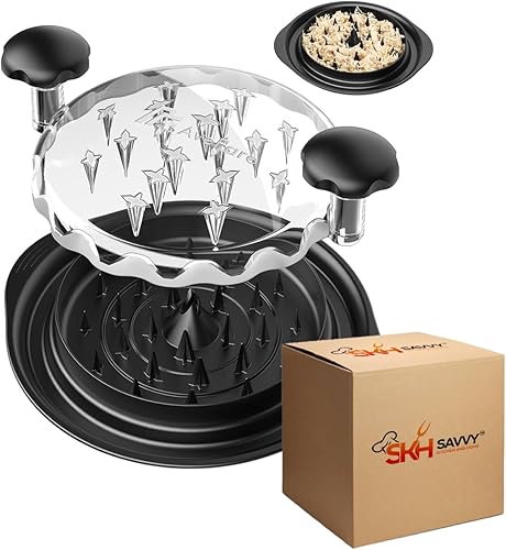 Herramienta trituradora de pollo, máquina trituradora de carne manual grande para pollo y carne de res, base antideslizante fuerte, mango