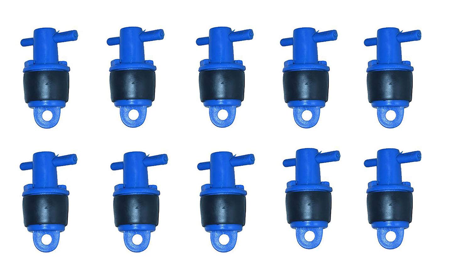Black Hdpe End Plug Pack of 10