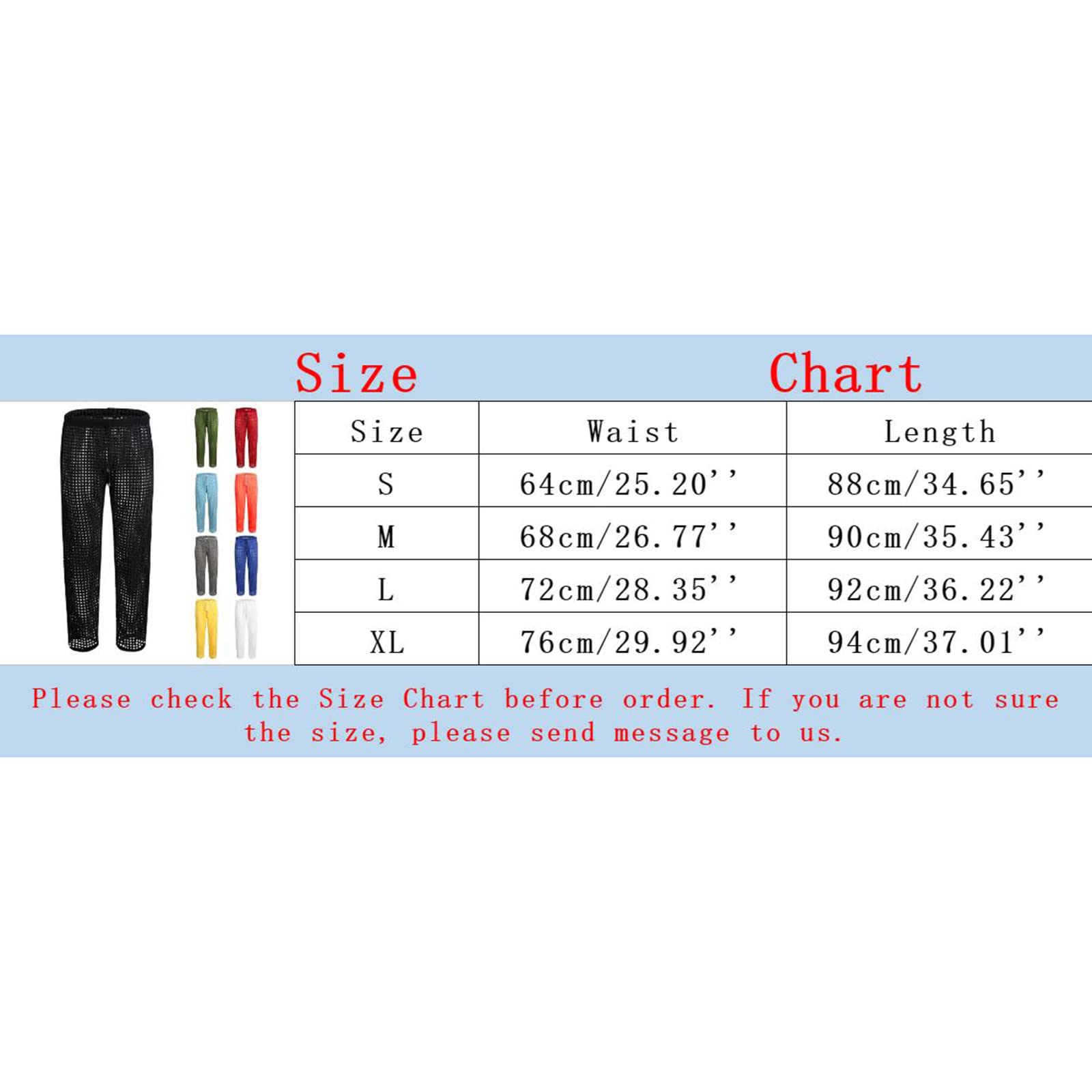 Fishnet Pantalon sexy en résille pour homme - En maille transparente - Extensible - Coupe droite - Transparent - Respirant - Lingerie érotique - Pour fête, club, jeu de rôle