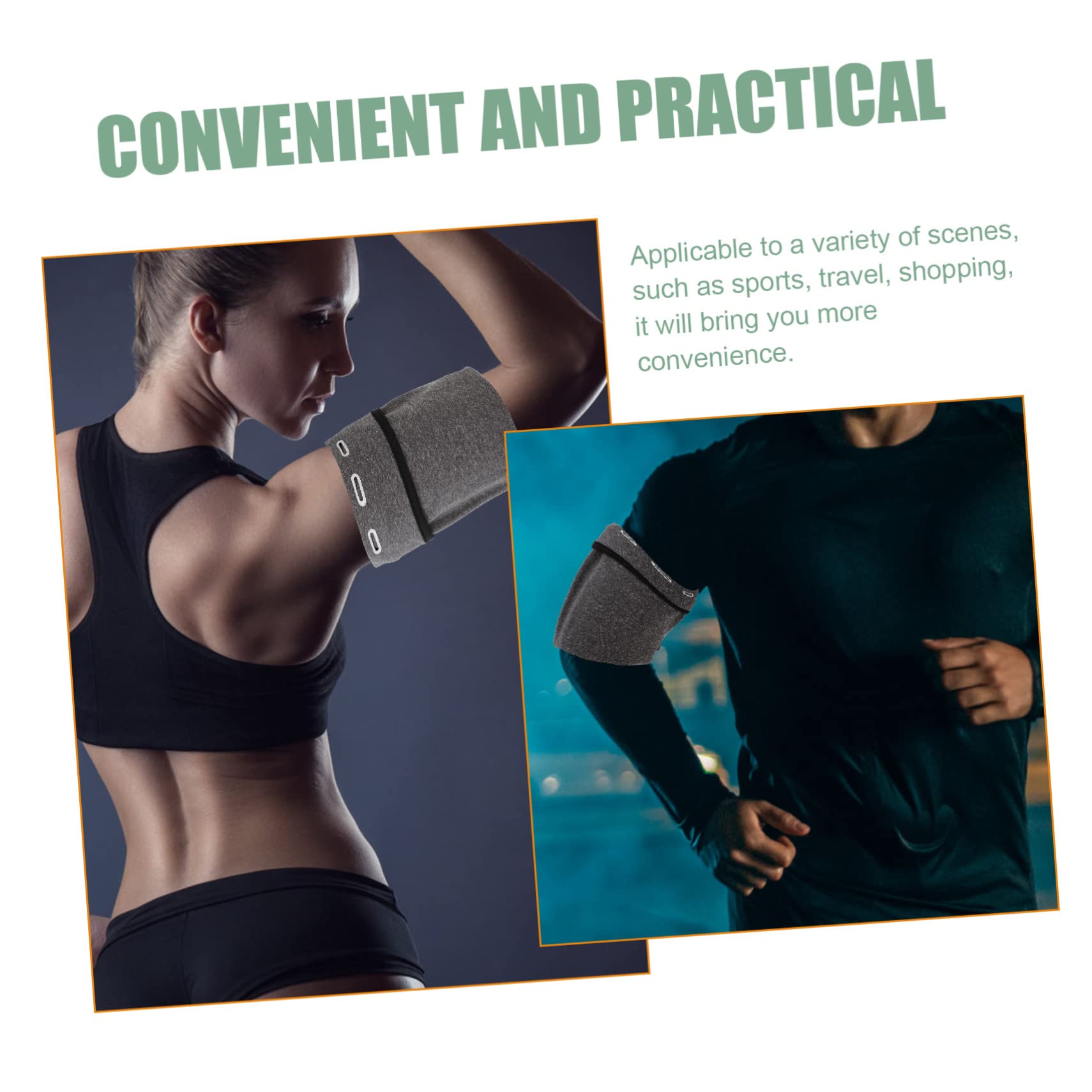 DOITOOL 5piezas Deportivo para Móvil Bolsa De Brazo para Correr y Hacer Ejercicio Compatible Smartphones