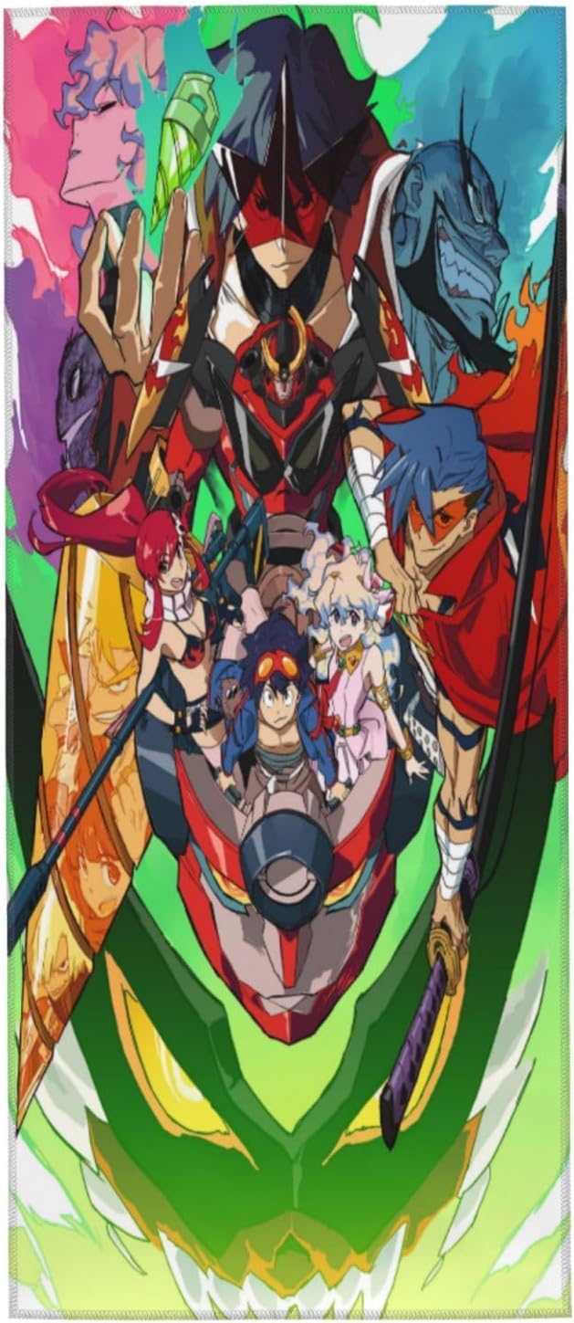 Amazon｜天元突破グレンラガン タオル フェイスタオル ウルトラソフト