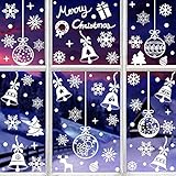 【Decoración de bricolaje】 Estas pegatinas navideñas decorarán tus ventanas en este festival. Puede decorar su casa, el escaparate o la pared de su tienda con cuadros de ventana y luego crear un buen ambiente navideño para celebrar la Navidad con su familia y amigos.