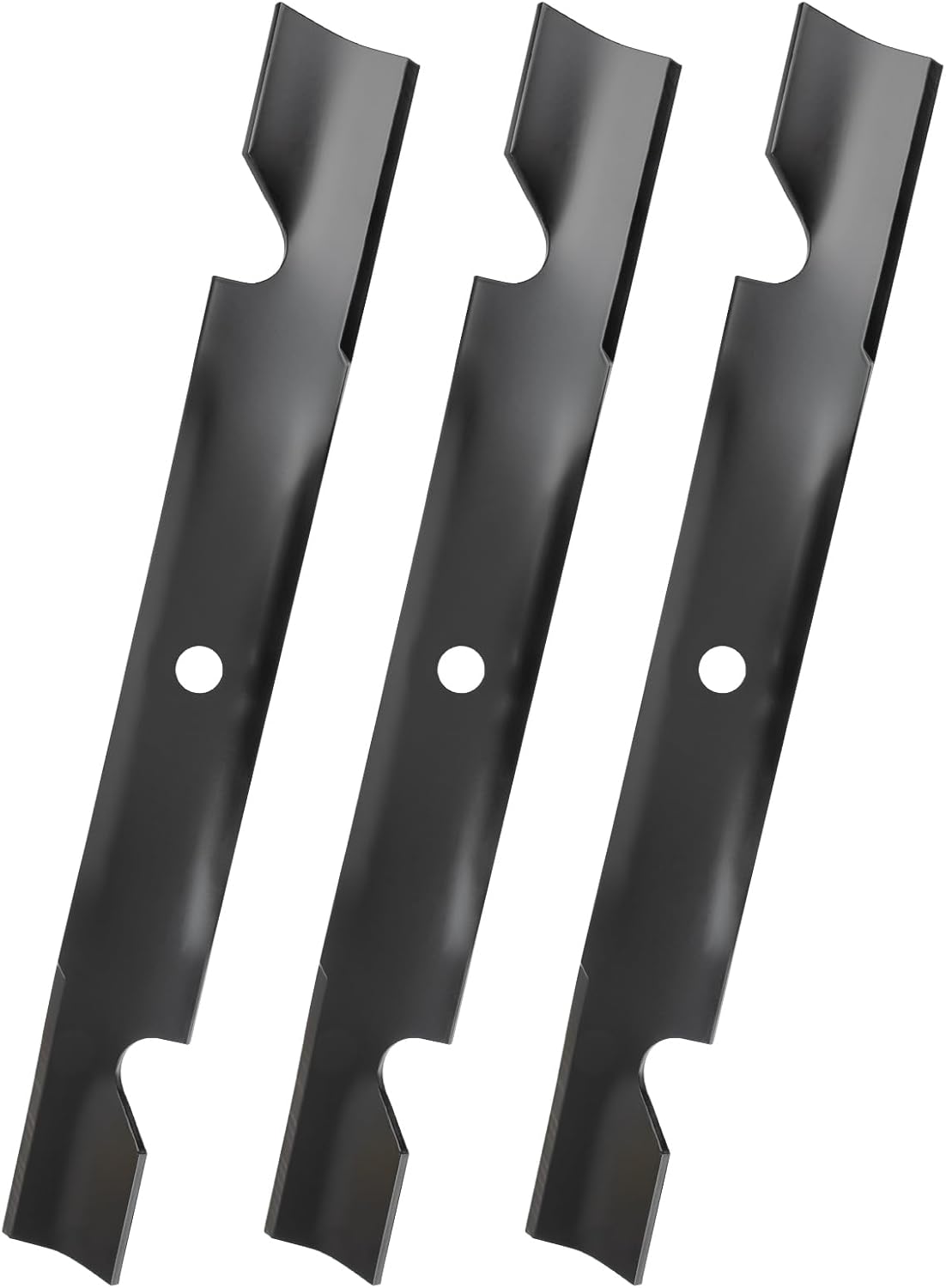 Keycci 115-9650-03 Lawn Mower Blades Compatible with T oro Timecutter 54 Inch Deck, Replace for T oro 115-4999 115-4999-03 Mulching Blades, ZX5400 Titan ZX5400 ZX5420 MX5400, 3 Pack