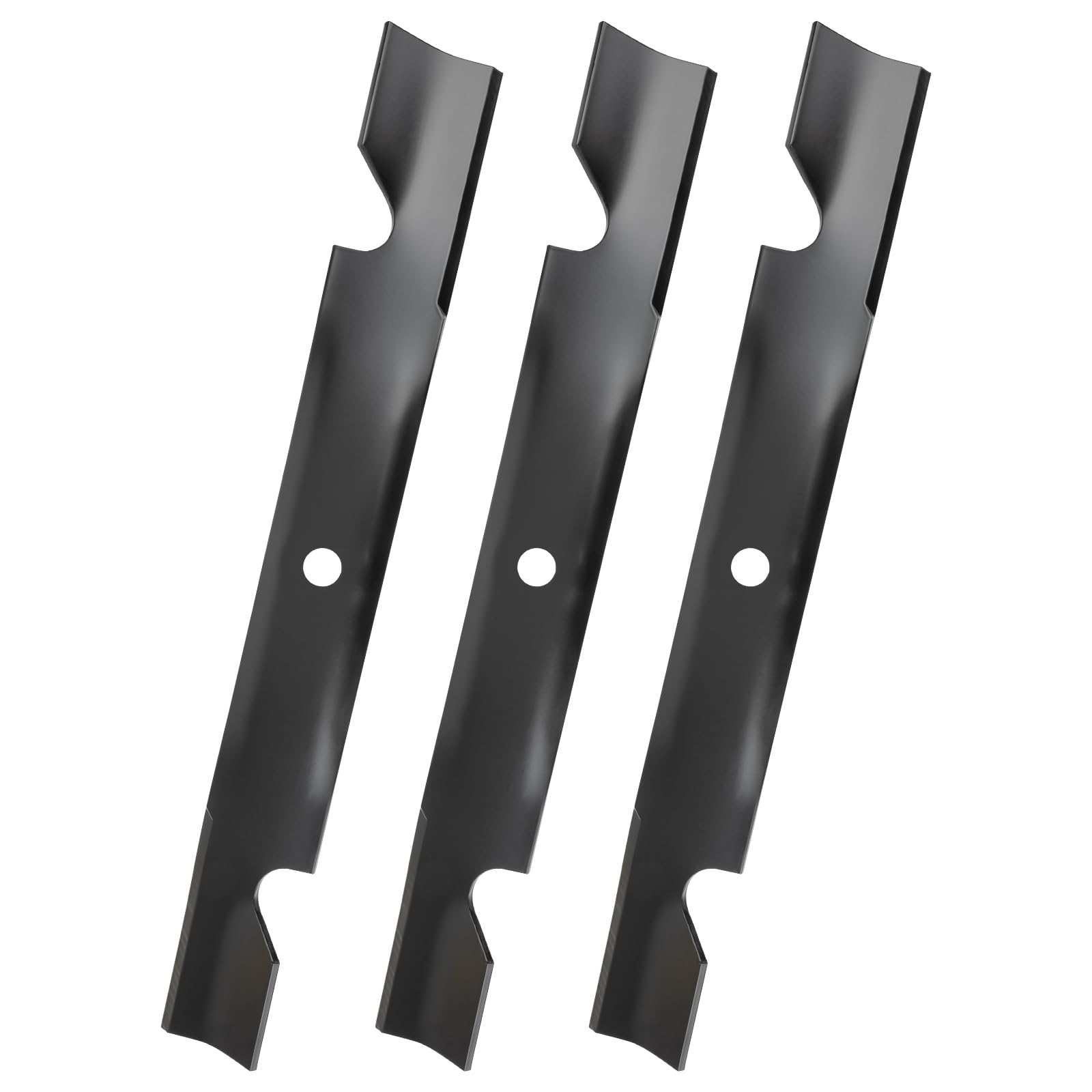 Keycci Cuchillas de cortacésped 115-9650-03 de repuesto para T oro 115-4999, 115-4999-03 para cubierta T oro de 54 pulgadas, cuchillas de mantillo compatibles con T oro Titan ZX5400 ZX5420 MX5400,
