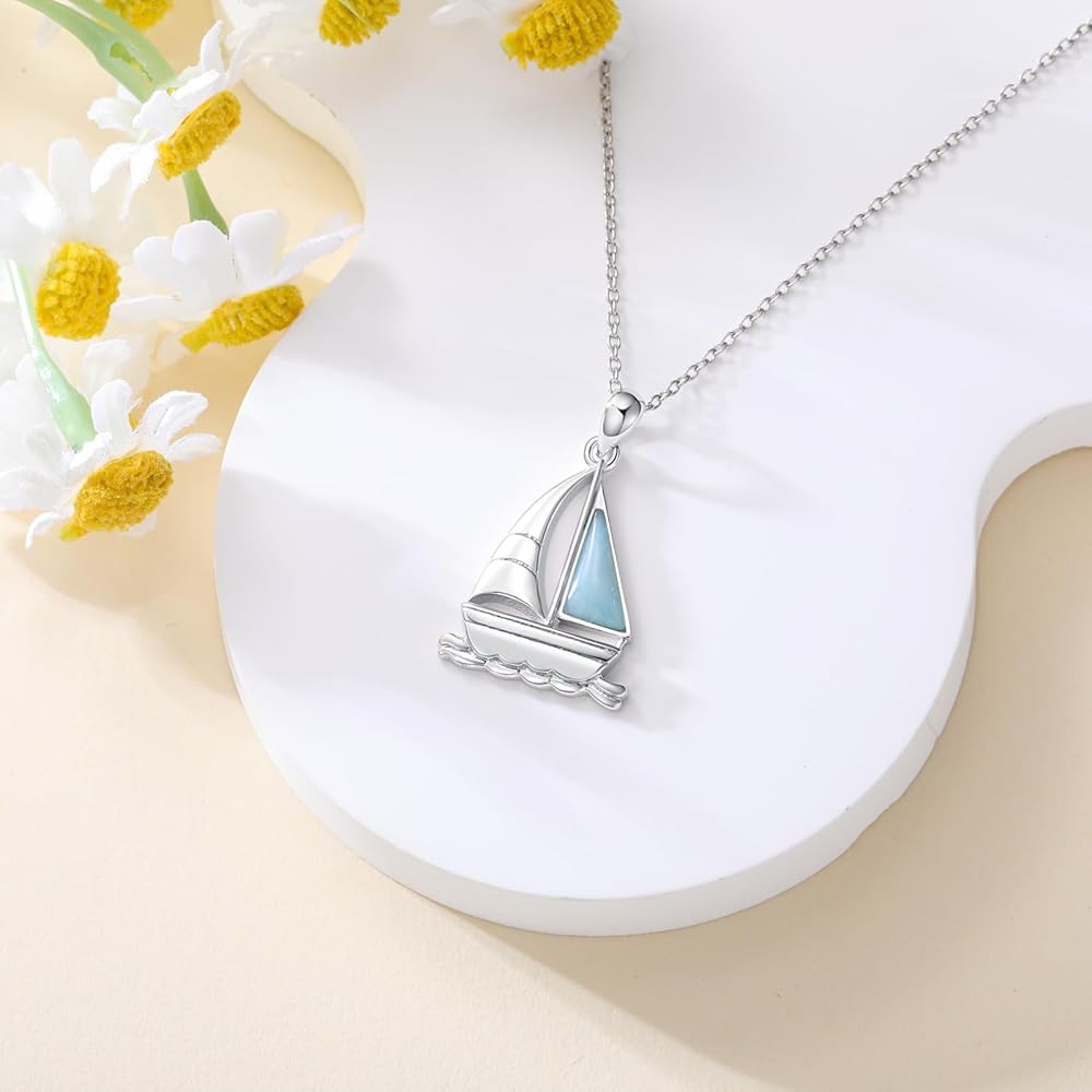 Amazon.co.jp: BETHZA ヨットネックレス 925スターリングシルバー