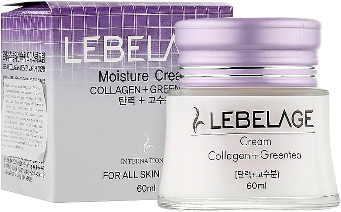 Lebelage Collagen Greentea Moisturizing Cream 60Ml