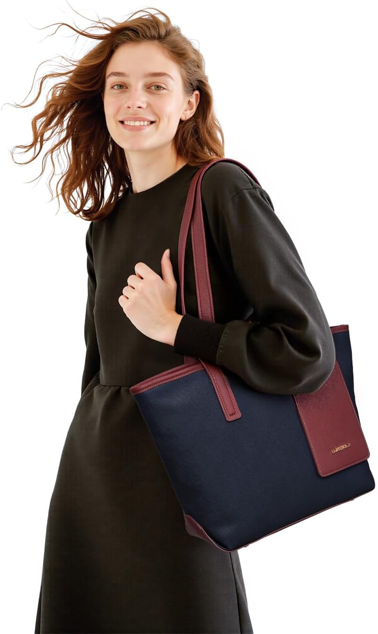 Tote Bag for Women Top Handle Satchel Purse Shoulder Handbags with Phone Pouch