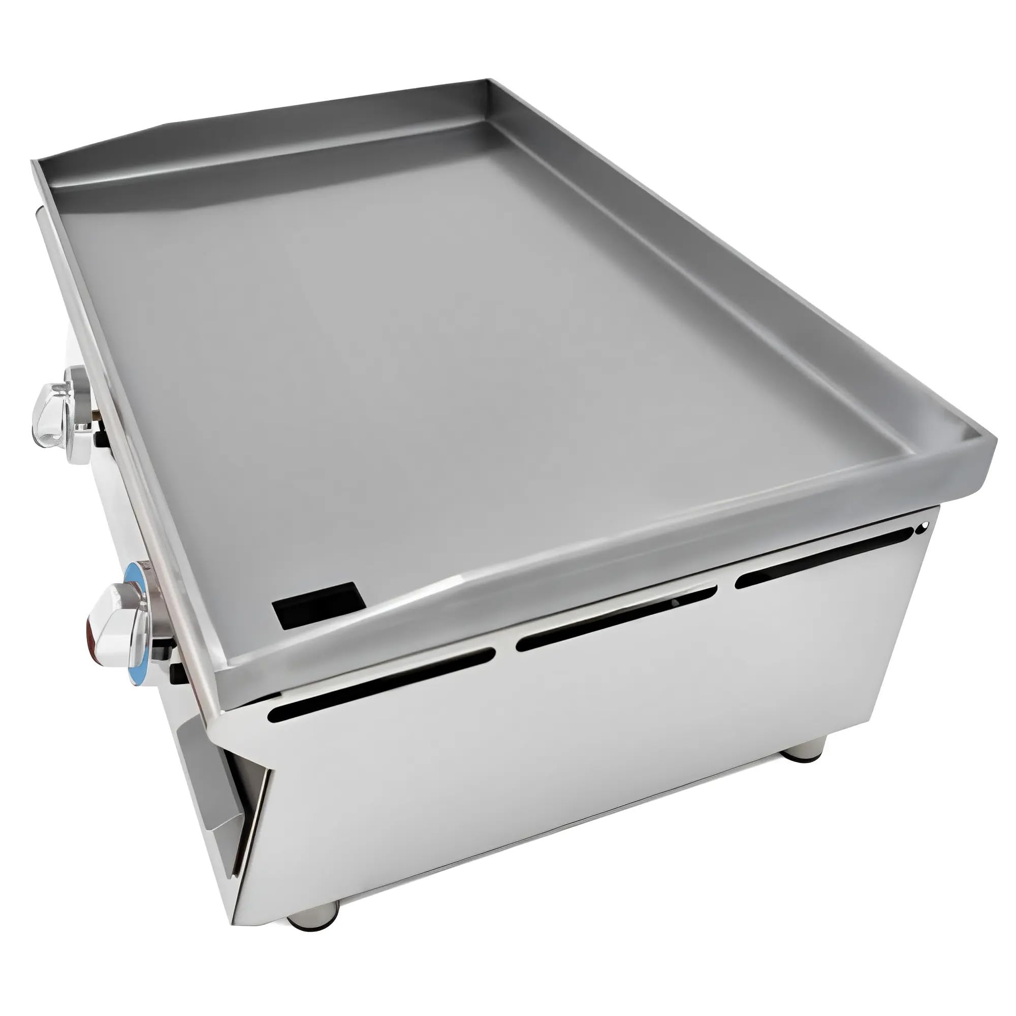 MBH - Plancha LUX WORLDMAI a Gas Profesional de 60 cm en Acero Laminado para Hostelería. Plancha con estructura de INOX para Cocina Industrial de Bar y Restaurante