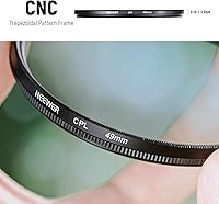 Vista 5 de Neewer - Kit de filtro de lente de 49 mm: UV, CPL (Polarización Circular), FLD, ND2, ND4, ND8, parasol de lente y tapa de lente compatible