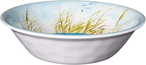 Miniatura 5 de Vajilla de melamina de 12 piezas con vista al mar, servicio para 4 personas