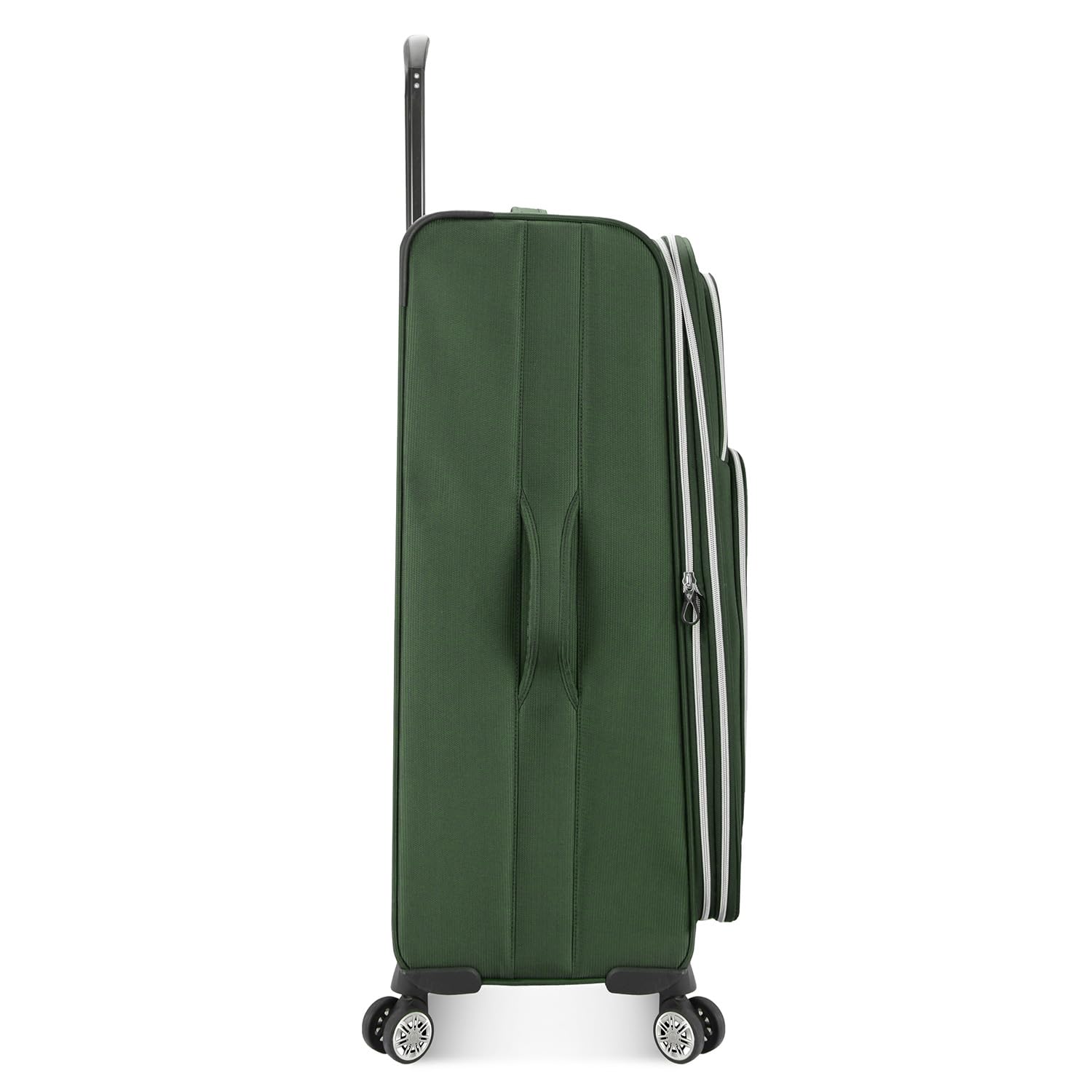 Traveler's Choice Lares Softside erweiterbares Gepäck mit Spinner-Rädern, Verde, 2 Piece Luggage Set, Lares Softside Bagaglio Espandibile Con Ruote Spinner