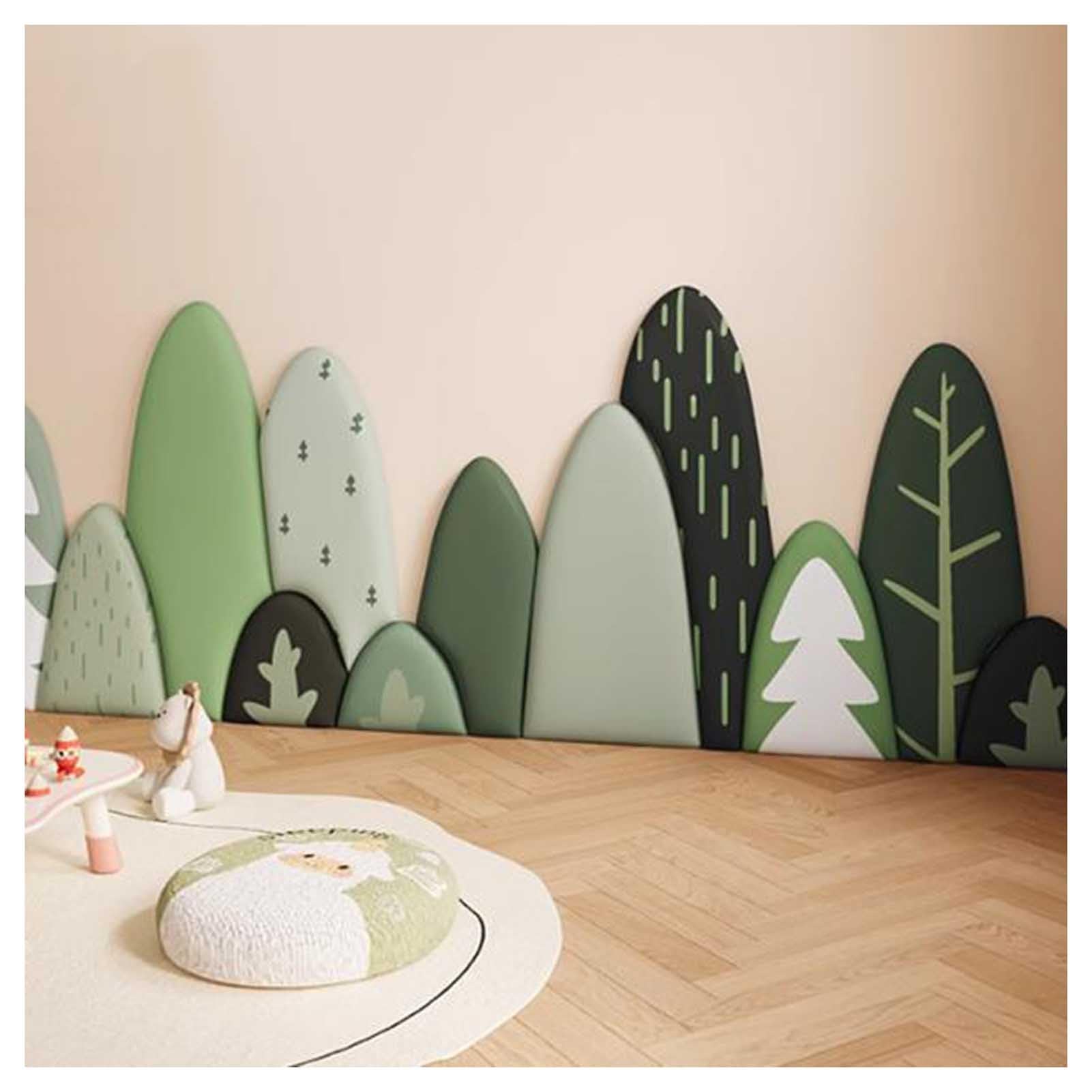 Self-Adhesive Wall Padding, 3D Anti-Collision Protection for Bedroom Headboards and Walls