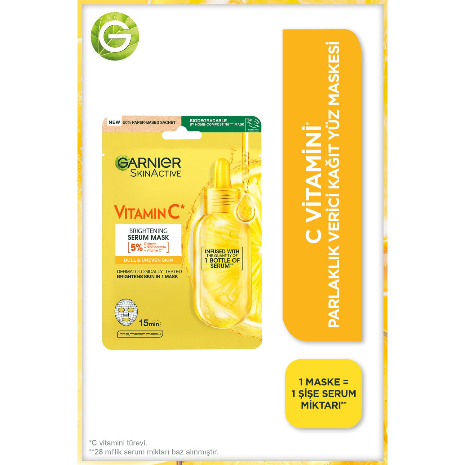 Vitamin C Super Hydrating Sheet Mask, 6 Count