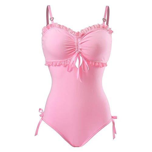 LittleForBig Coton Body Onesie pyjamas Bodysuit –Sugar Baby - L - Rose