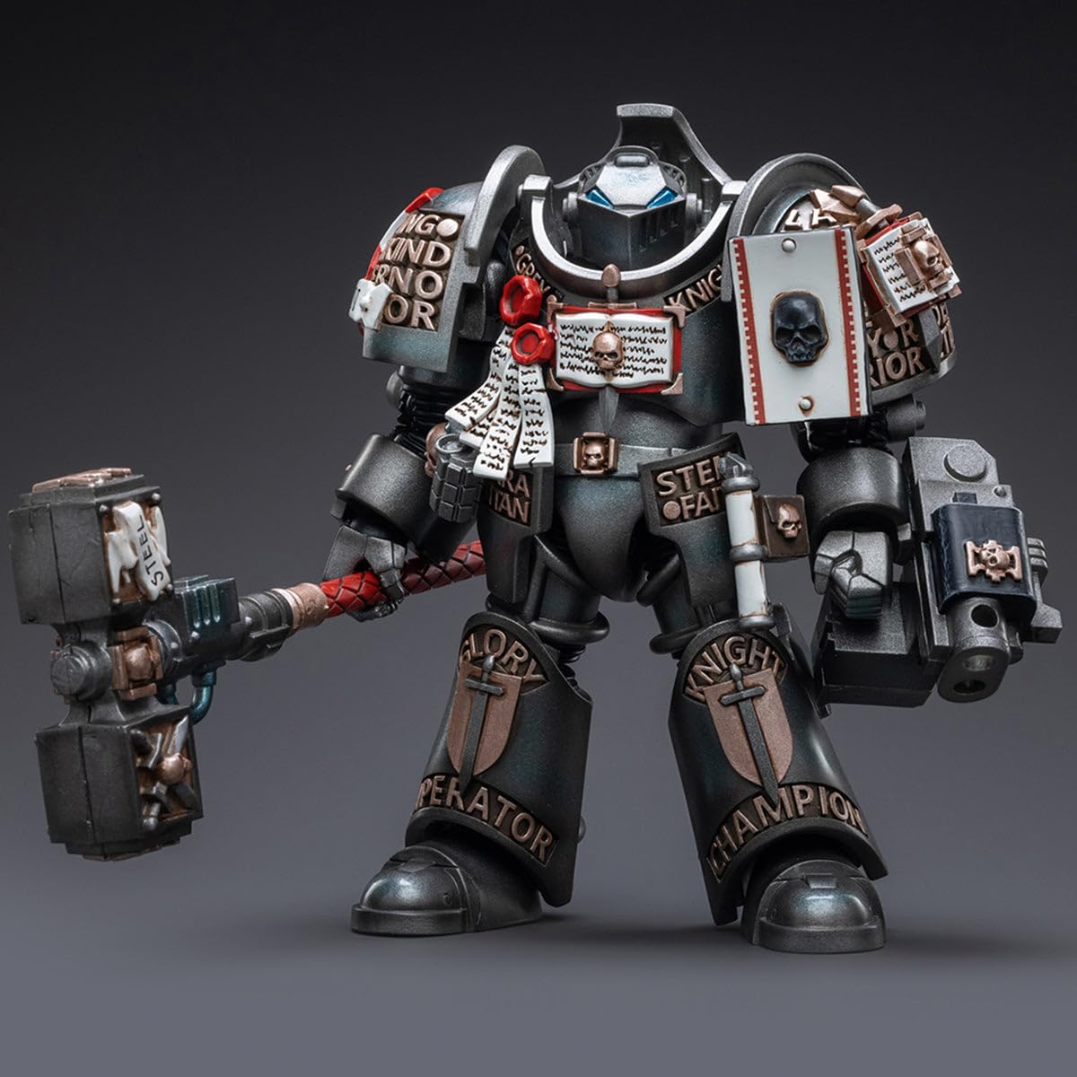 HiPlay JOYTOY Warhammer 40,000 1/18 Szarzy Rycerze Terminator Caddon Vibova JT3228 Figurki Akcji