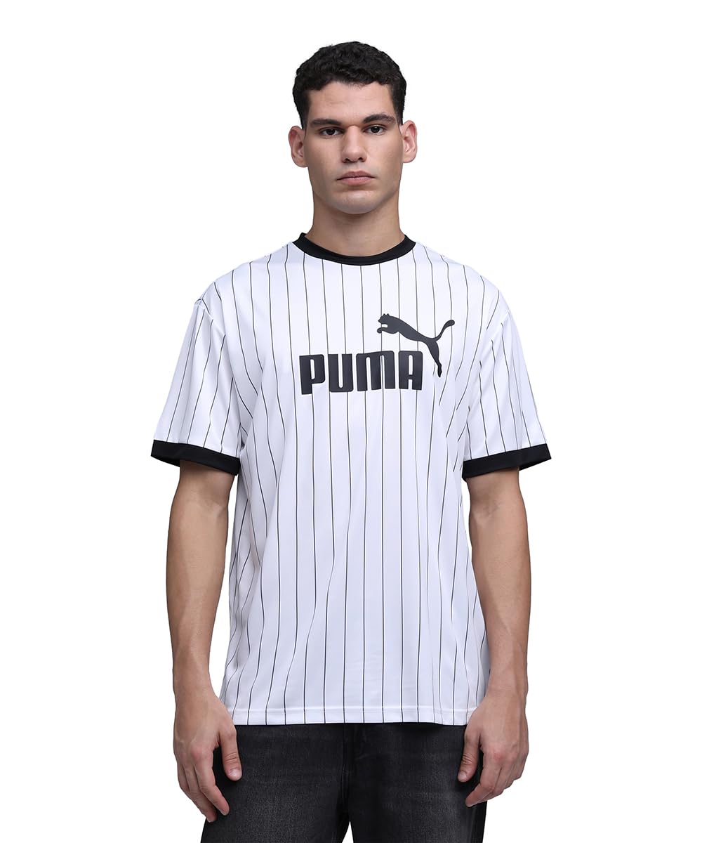 PUMA Herren ESS Striped Jersey Trikots (1er Pack)